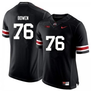 Men's Ohio State Buckeyes #76 Branden Bowen Black Nike NCAA College Football Jersey Lightweight POY5244XH